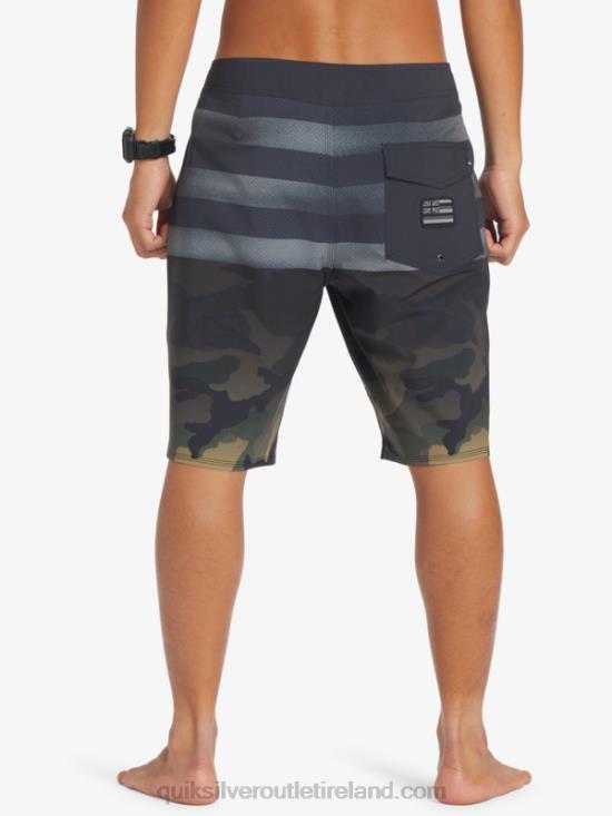Men Quiksilver Surfsilk Hawaii Pride 20 Boardshorts N02TD181 black
