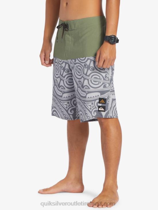 Men Quiksilver Surfsilk Inked 21 Boardshorts N02TD561 thyme