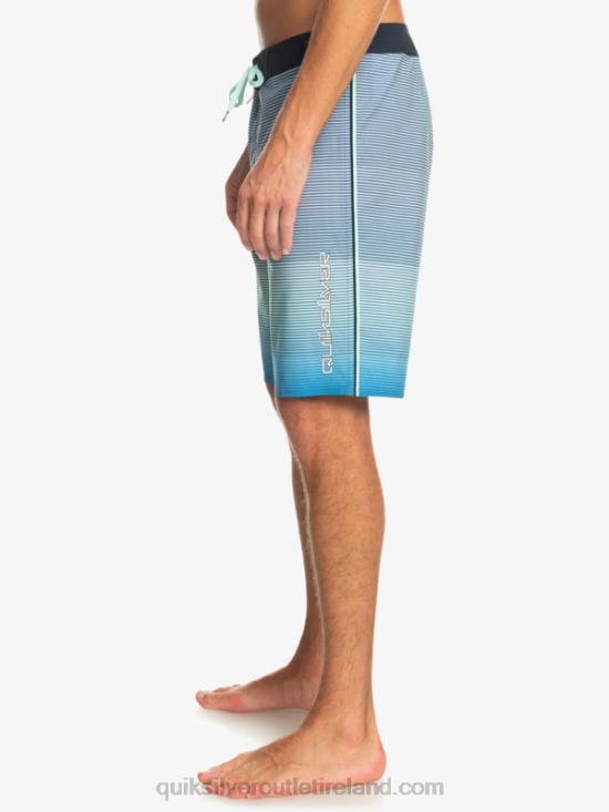 Men Quiksilver Surfsilk Massive 20 Boardshorts N02TD336 snorkel blue