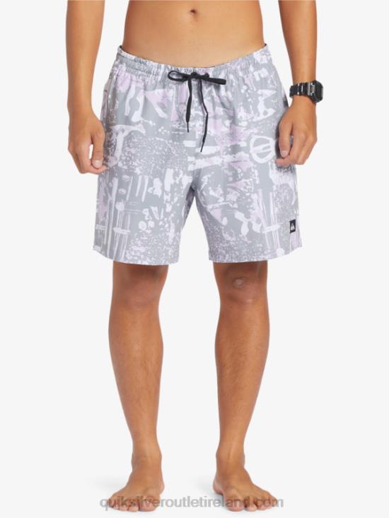 Men Quiksilver Surfsilk Mix 17 Volleys N02TD633 iron gate