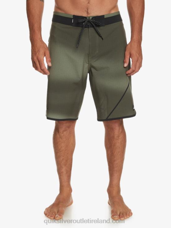 Men Quiksilver Surfsilk New Wave 20 Boardshorts N02TD224 four leaf clover
