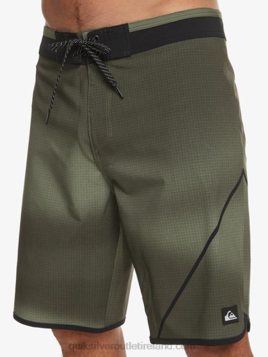 Men Quiksilver Surfsilk New Wave 20 Boardshorts N02TD224 four leaf clover