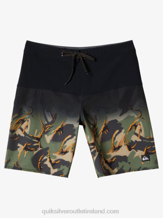 Men Quiksilver Surfsilk Panel 20 Boardshorts N02TD131 black