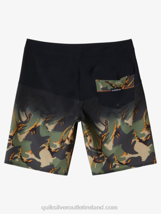 Men Quiksilver Surfsilk Panel 20 Boardshorts N02TD131 black