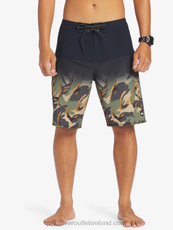 Men Quiksilver Surfsilk Panel 20 Boardshorts N02TD131 black