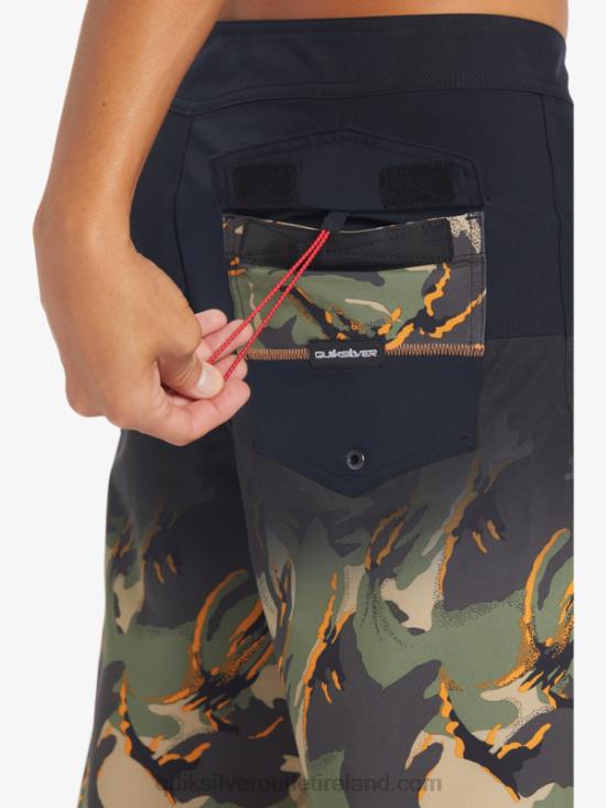 Men Quiksilver Surfsilk Panel 20 Boardshorts N02TD131 black