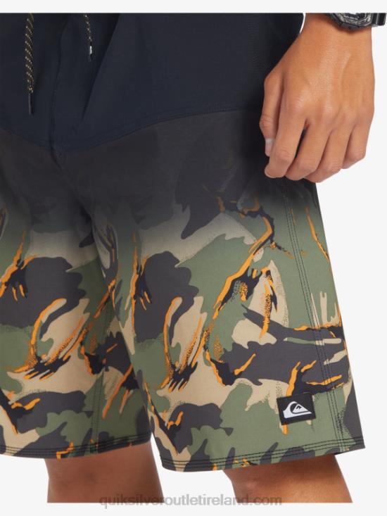 Men Quiksilver Surfsilk Panel 20 Boardshorts N02TD131 black