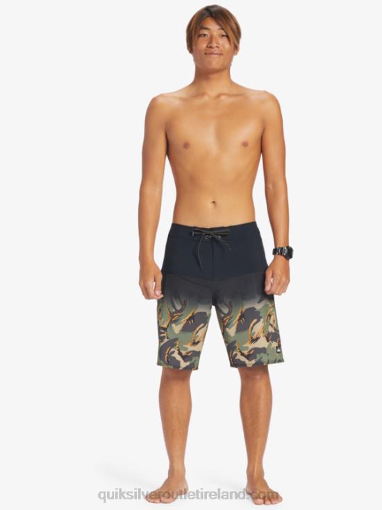 Men Quiksilver Surfsilk Panel 20 Boardshorts N02TD131 black