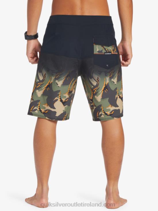 Men Quiksilver Surfsilk Panel 20 Boardshorts N02TD131 black