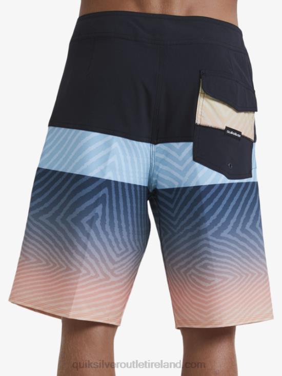 Men Quiksilver Surfsilk Panel 20 Boardshorts N02TD136 tarmac
