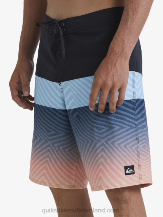 Men Quiksilver Surfsilk Panel 20 Boardshorts N02TD136 tarmac