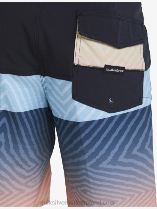 Men Quiksilver Surfsilk Panel 20 Boardshorts N02TD136 tarmac