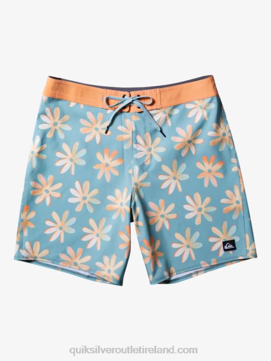 Men Quiksilver Surfsilk QS 69 18 Boardshorts N02TD240 cameo blue