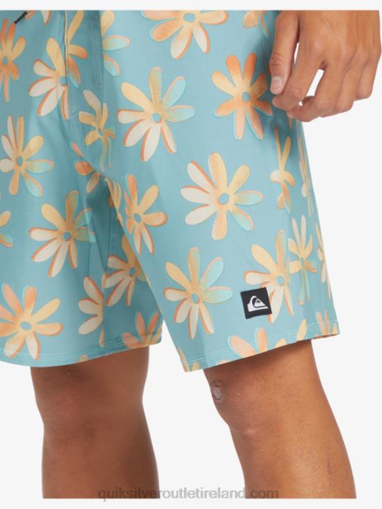 Men Quiksilver Surfsilk QS 69 18 Boardshorts N02TD240 cameo blue