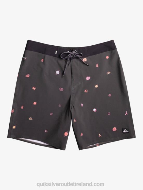 Men Quiksilver Surfsilk QS 69 18 Boardshorts N02TD241 tarmac