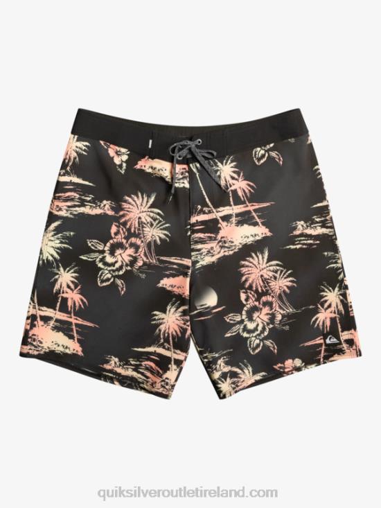 Men Quiksilver Surfsilk QS 69 18 Boardshorts N02TD243 black