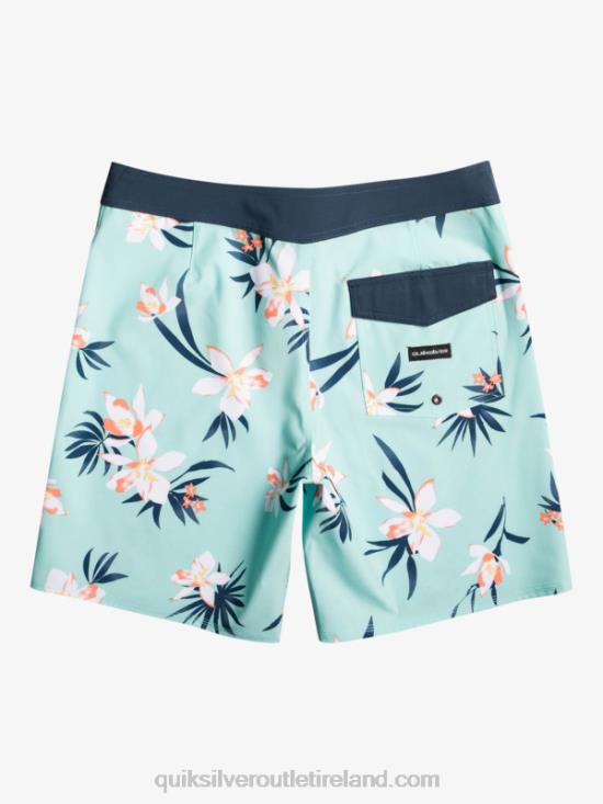 Men Quiksilver Surfsilk QS 69 18 Boardshorts N02TD244 beach glass