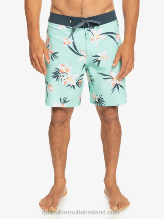 Men Quiksilver Surfsilk QS 69 18 Boardshorts N02TD244 beach glass