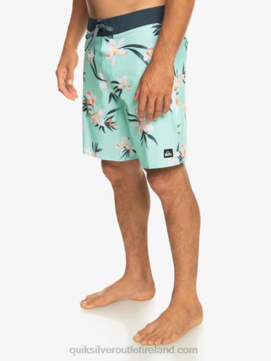 Men Quiksilver Surfsilk QS 69 18 Boardshorts N02TD244 beach glass