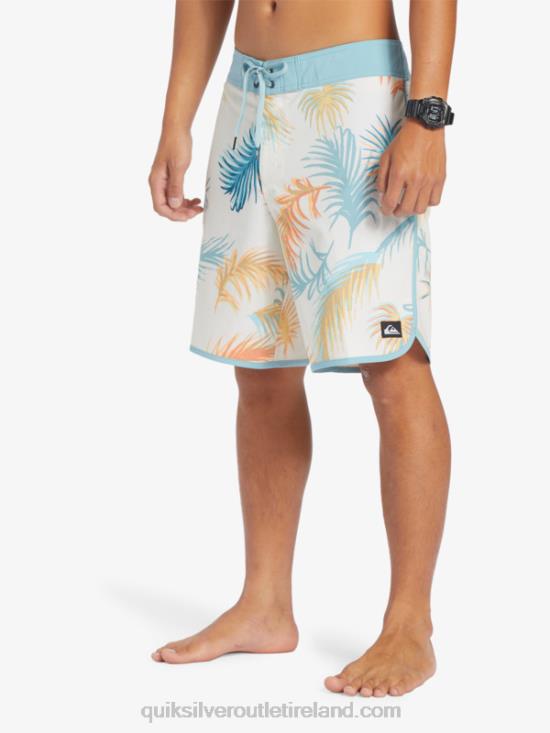 Men Quiksilver Surfsilk Scallop 19 Boardshorts N02TD215 birch