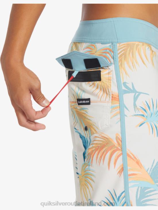 Men Quiksilver Surfsilk Scallop 19 Boardshorts N02TD215 birch