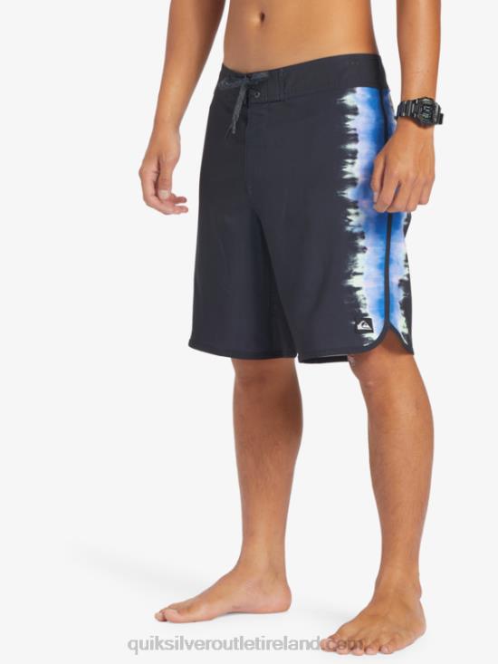 Men Quiksilver Surfsilk Scallop 19 Boardshorts N02TD216 black