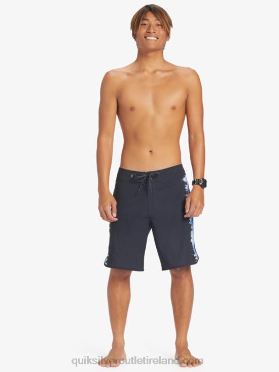 Men Quiksilver Surfsilk Scallop 19 Boardshorts N02TD216 black
