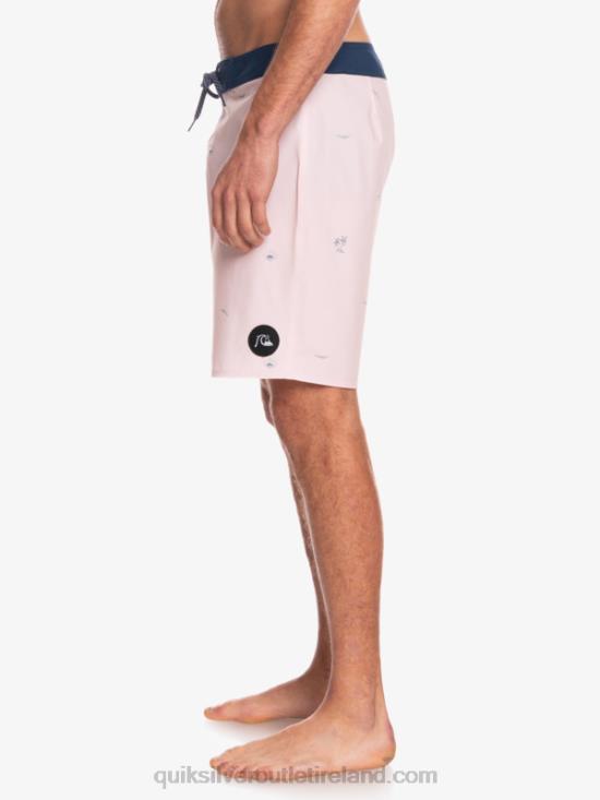 Men Quiksilver Surfsilk Spaced Out 19 Boardshorts N02TD1813 veiled rose