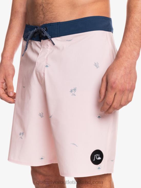 Men Quiksilver Surfsilk Spaced Out 19 Boardshorts N02TD1813 veiled rose