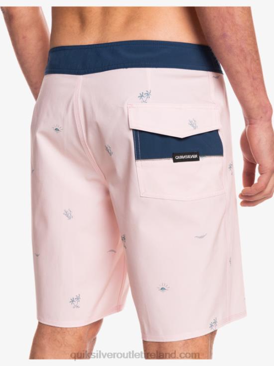 Men Quiksilver Surfsilk Spaced Out 19 Boardshorts N02TD1813 veiled rose