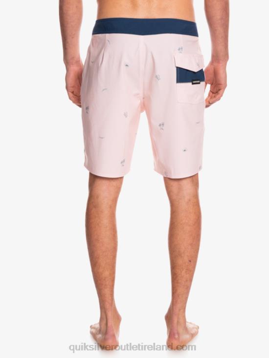 Men Quiksilver Surfsilk Spaced Out 19 Boardshorts N02TD1813 veiled rose