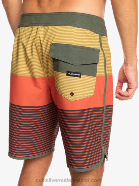 Men Quiksilver Surfsilk Tijuana 19 Boardshorts N02TD213 thyme
