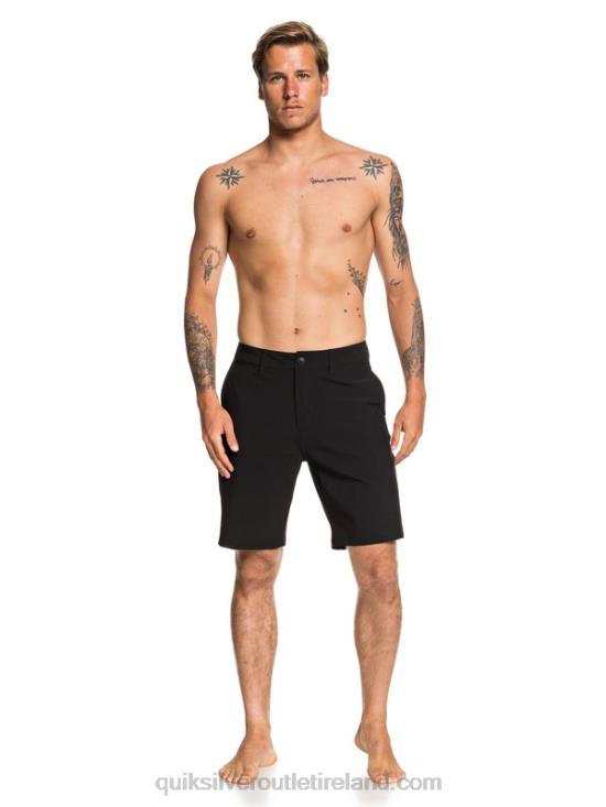 Men Quiksilver Union Amphibian 20 Hybrid Shorts N02TD1317 black