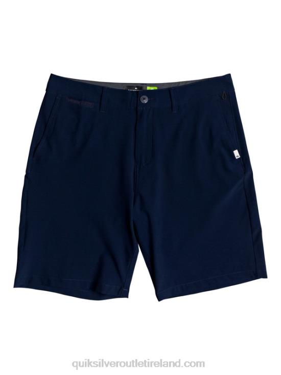 Men Quiksilver Union Amphibian 20 Hybrid Shorts N02TD1318 navy blazer