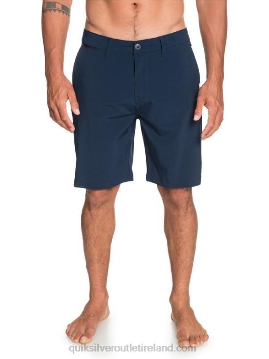 Men Quiksilver Union Amphibian 20 Hybrid Shorts N02TD1318 navy blazer