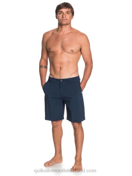 Men Quiksilver Union Amphibian 20 Hybrid Shorts N02TD1318 navy blazer