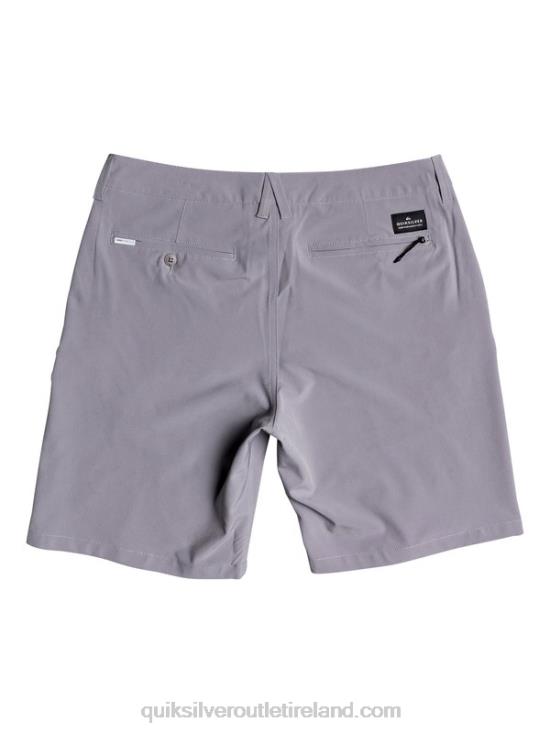 Men Quiksilver Union Amphibian 20 Hybrid Shorts N02TD1319 sleet