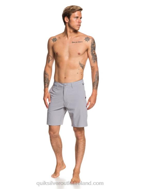 Men Quiksilver Union Amphibian 20 Hybrid Shorts N02TD1319 sleet