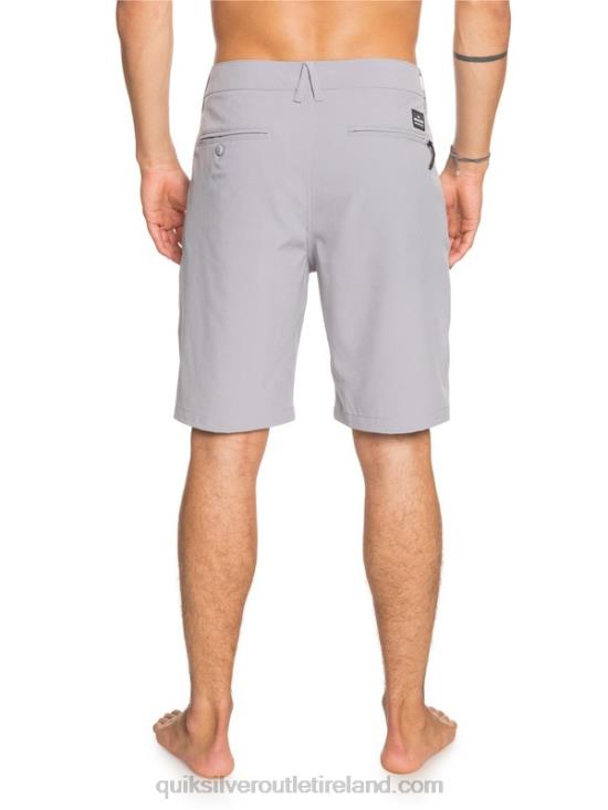 Men Quiksilver Union Amphibian 20 Hybrid Shorts N02TD1319 sleet