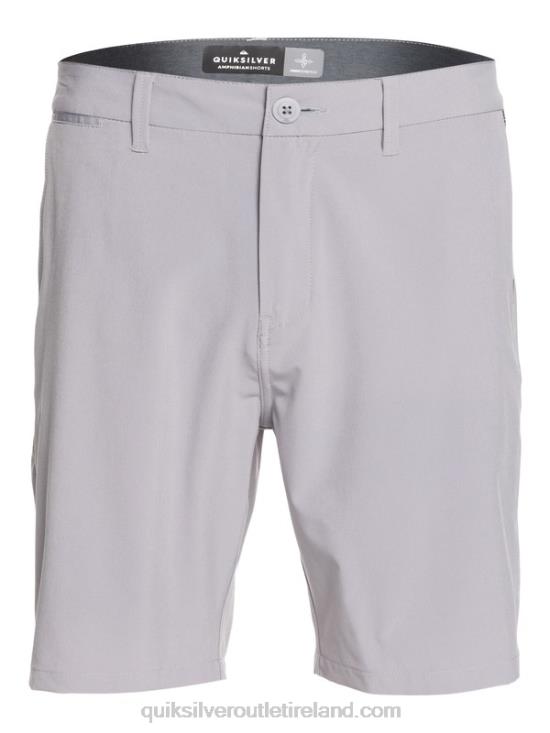 Men Quiksilver Union Amphibian 20 Hybrid Shorts N02TD1319 sleet