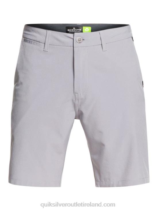 Men Quiksilver Union Amphibian 20 Hybrid Shorts N02TD1319 sleet