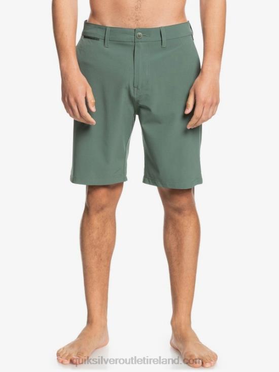 Men Quiksilver Union Amphibian 20 Hybrid Shorts N02TD1321 thyme