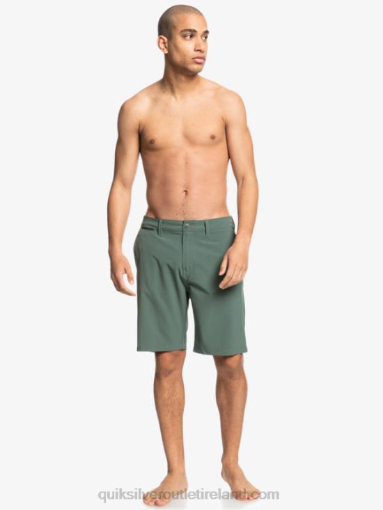 Men Quiksilver Union Amphibian 20 Hybrid Shorts N02TD1321 thyme