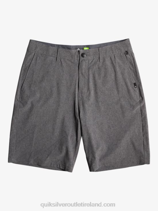 Men Quiksilver Union Heather 20 Amphibian Boardshorts N02TD65 black