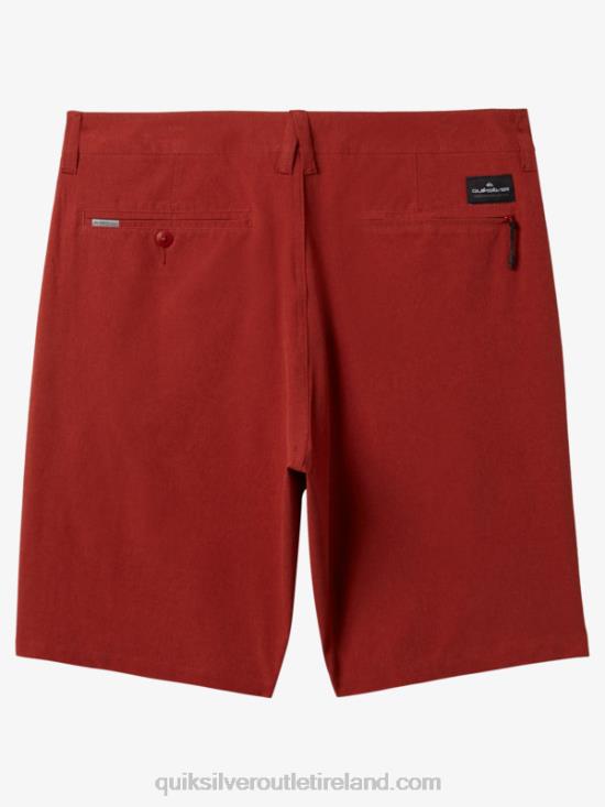 Men Quiksilver Union Heather 20 Amphibian Boardshorts N02TD67 red ochre