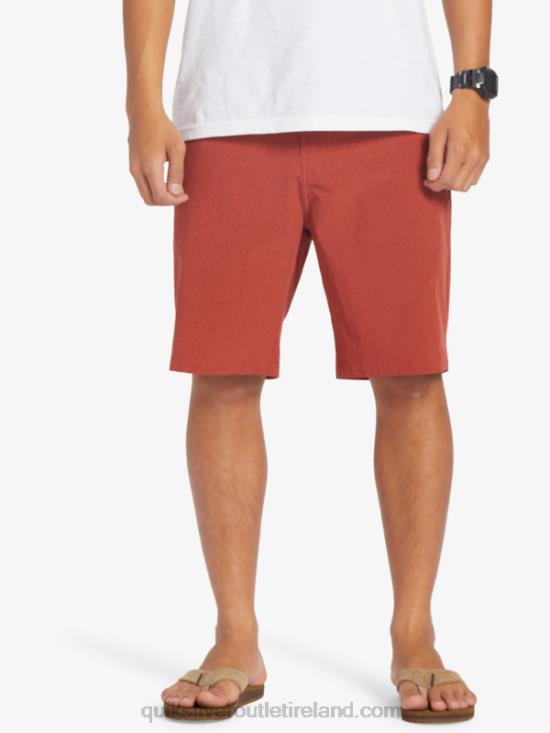 Men Quiksilver Union Heather 20 Amphibian Boardshorts N02TD67 red ochre