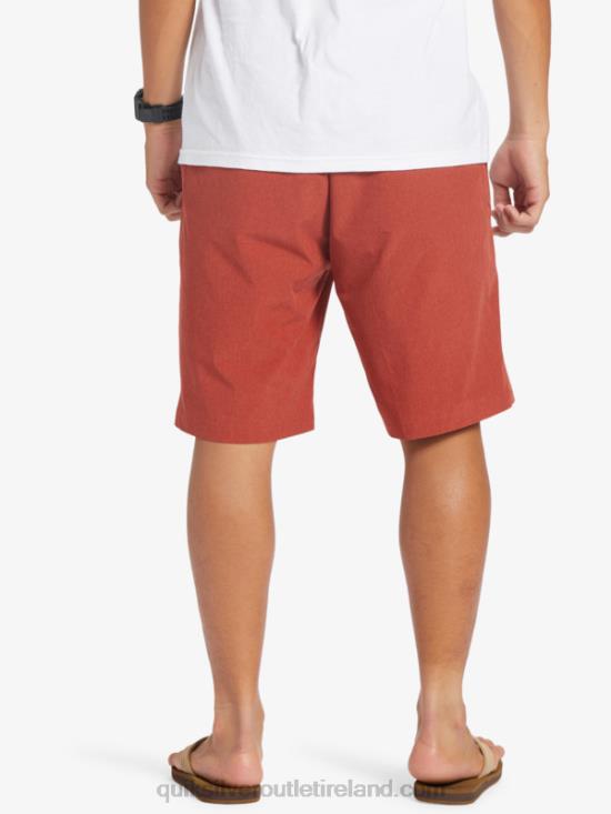 Men Quiksilver Union Heather 20 Amphibian Boardshorts N02TD67 red ochre