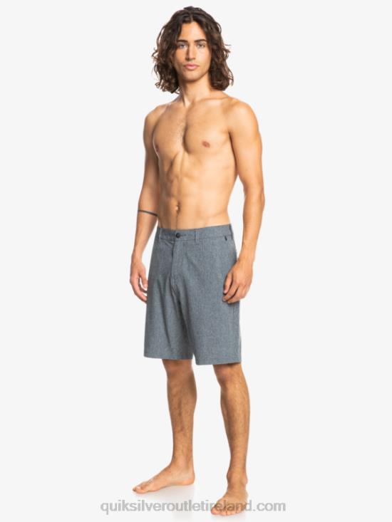 Men Quiksilver Union Heather 20 Amphibian Boardshorts N02TD68 navy blazer