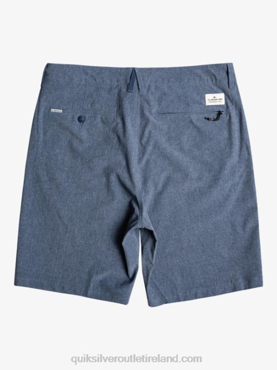 Men Quiksilver Union Heather 20 Amphibian Boardshorts N02TD69 insignia blue