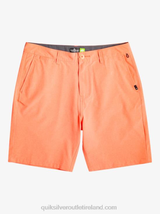 Men Quiksilver Union Heather 20 Amphibian Boardshorts N02TD71 fresh salmon